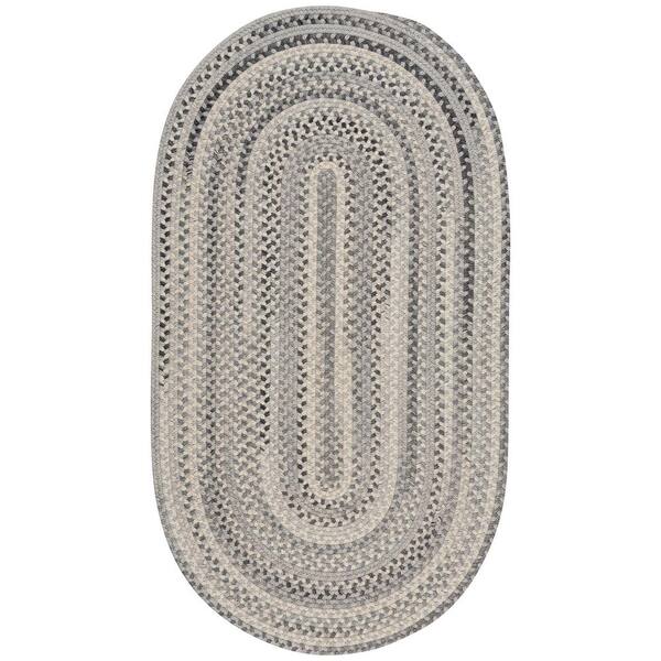 Capel Tooele Grey 7 ft. x 9 ft. Oval Area Rug