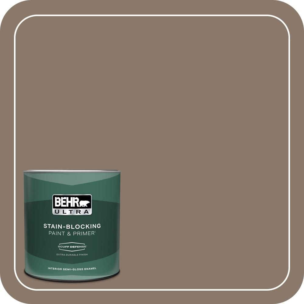 1 qt. #N210-5 Caffeine Extra Durable Semi-Gloss Enamel Interior Paint & Primer price history on PriceWatchPro