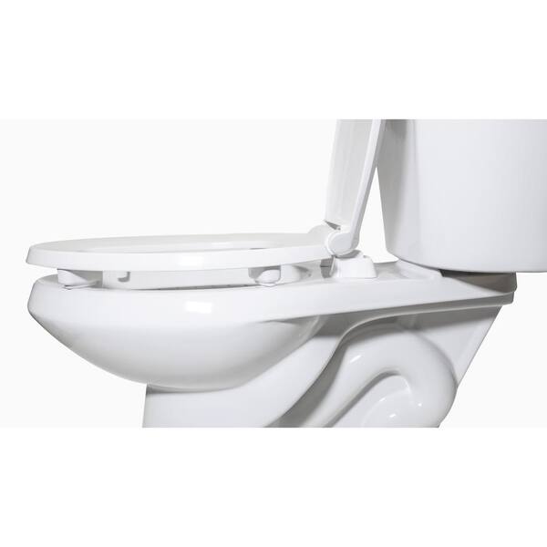 CENTOCO HL800STS ADA Compliant 2 in. Raised Elongated Closed Front with Cover Toilet Seat in White