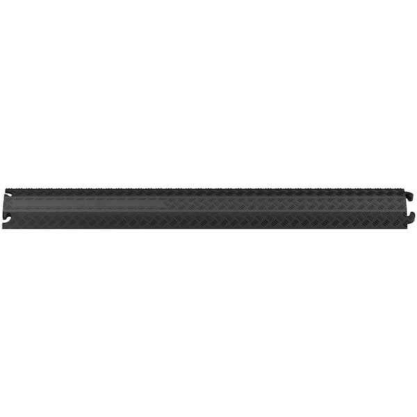Drop Over Cable Cover Ramp, 2,000 lbs. / Axle Load Capacity, Heavy Duty Cable Hose Protector Ramp, Floor Cord Cover