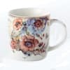 Lorren Home Trends 13 oz. Rose Floral Design Porcelain Coffee Mug (Set of  4) 400-102 - The Home Depot