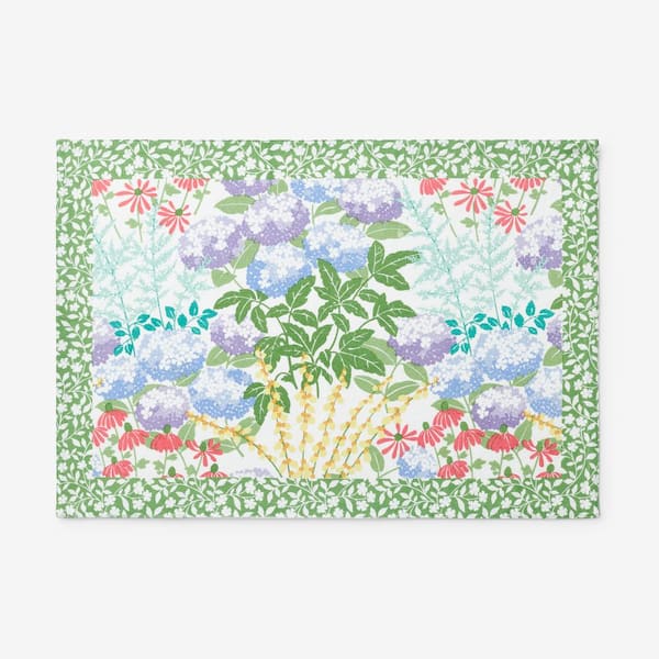 Spring Time Gold Linen-Blend Printed Fabric Placemat (Set of 4) Spring Time Gold Linen-Blend Printed Fabric Placemat (Set of 4)