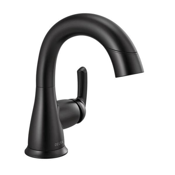 Single Hole Bathroom Sink Faucet Delta Faucet Trinsic Single Hole...
