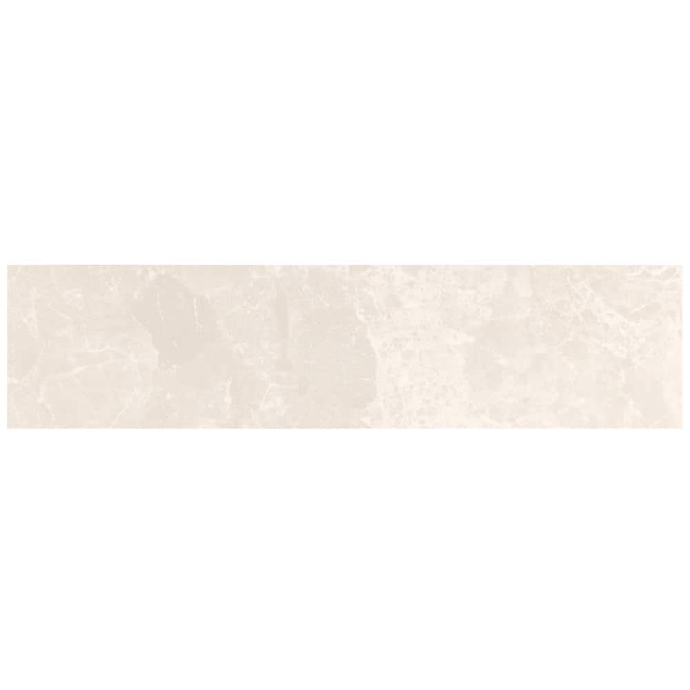 Palazzo Crema Beige 3.93 in. x 0.33 in. Semi-Polished Porcelain Floor and Wall Tile Sample price history on PriceWatchPro