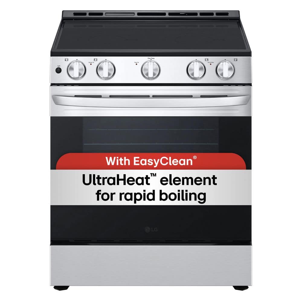 30 in. 6.3 Cu. Ft. 4 Element Slide-In Electric Range in Stainless Steel with Easy Clean and Ultra Heat price history on PriceWatchPro