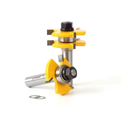 1/4" Shank Yonico 15032q Reversible Drawer Front Router Bit 