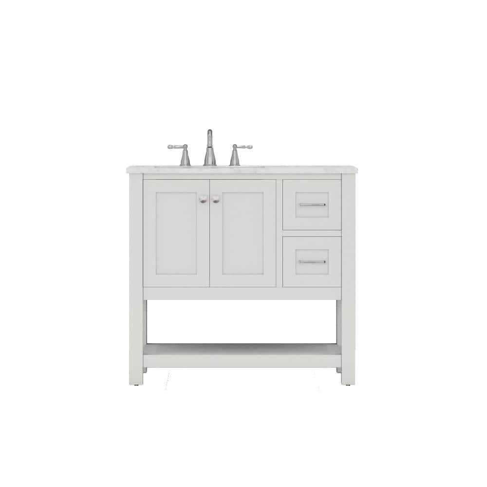 Alya Bath Wilmington 36 in. W x 34.2 in. H x 22 in. D Bath Vanity in