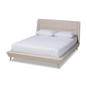 Naya Beige King Platform Bed