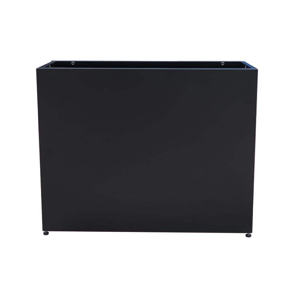 KOZYARD 40 Lx12 Wx30 in. H Metal Planter Rectangular Planter