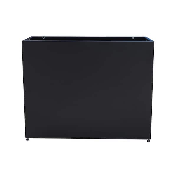 KOZYARD 40 Lx12 Wx30 in. H Metal Planter Rectangular Planter