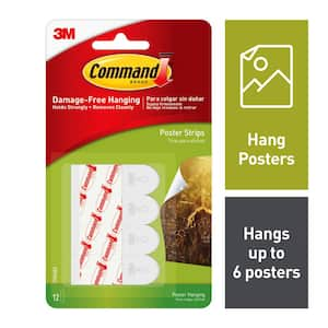 Command 3 lb. & 5 lb. Assorted White Bath Refill Strips (2 Medium, 4 Large  Strips) Bath22-ES - The Home Depot