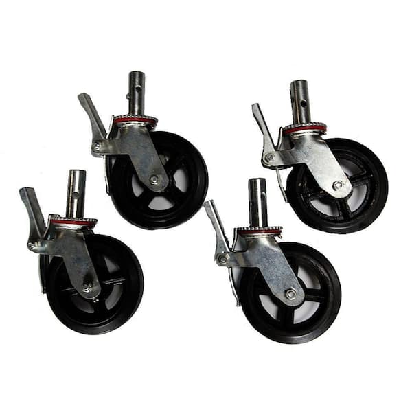 FORTRESS 8 in. Scaffold Caster (4-Pack)
