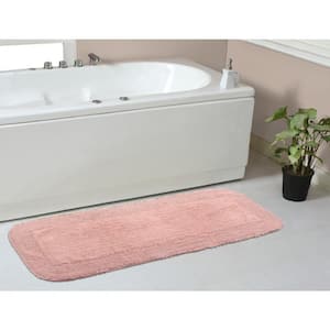 Radiant Collection 100% Cotton Bath Rugs Set, Machine Wash, 21 in. x54 in. Runner, Pink