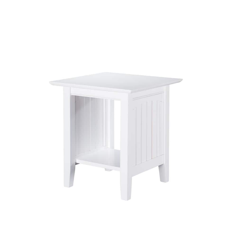 AFI Nantucket White End Table AH14302 - The Home Depot