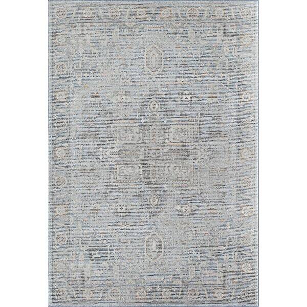 Rugs America Prescott Gibraltar Blue Area Rug - 2 X 4