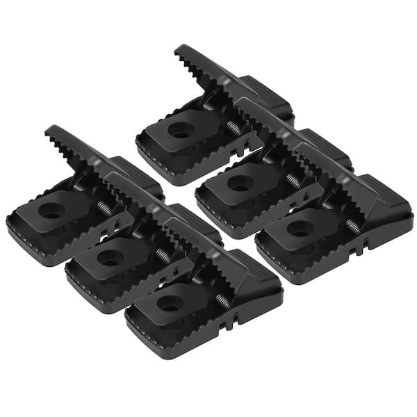 6-Pack of Effective Reusable Mousetraps with Unique Jaw Design to Capture Indoor Rodents