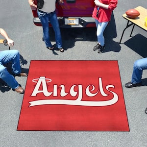 27 1997 Anaheim Angels Retro Logo Roundel Round Mat - Floor Rug - Area Rug