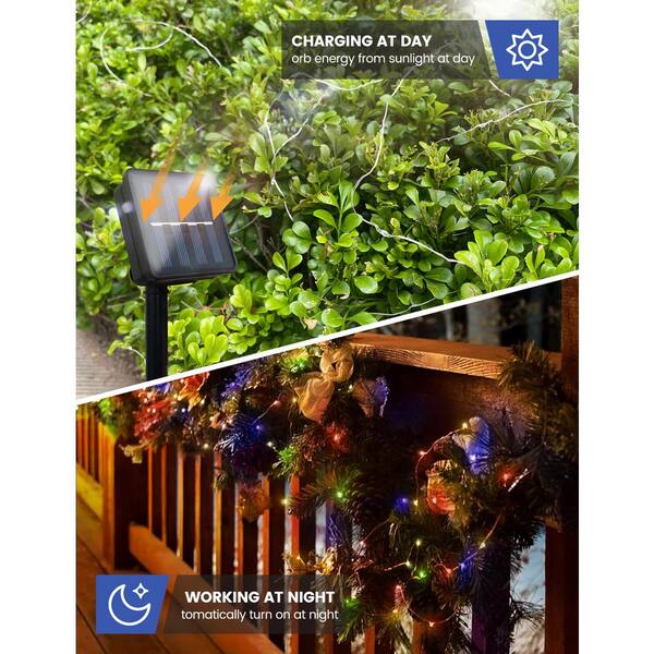 Cheap 10/20/30/50/100M Solar Powered Light Outdoor Waterproof For Garden  Christmas Decoration Lawn Lamps Led string light Fairy Lights