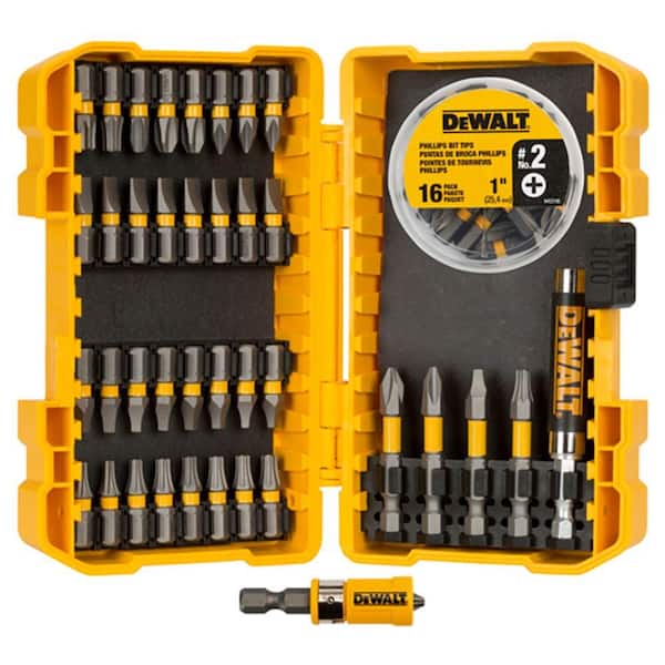 DEWALT Steel Screwdriving Bit Set (56-Piece)