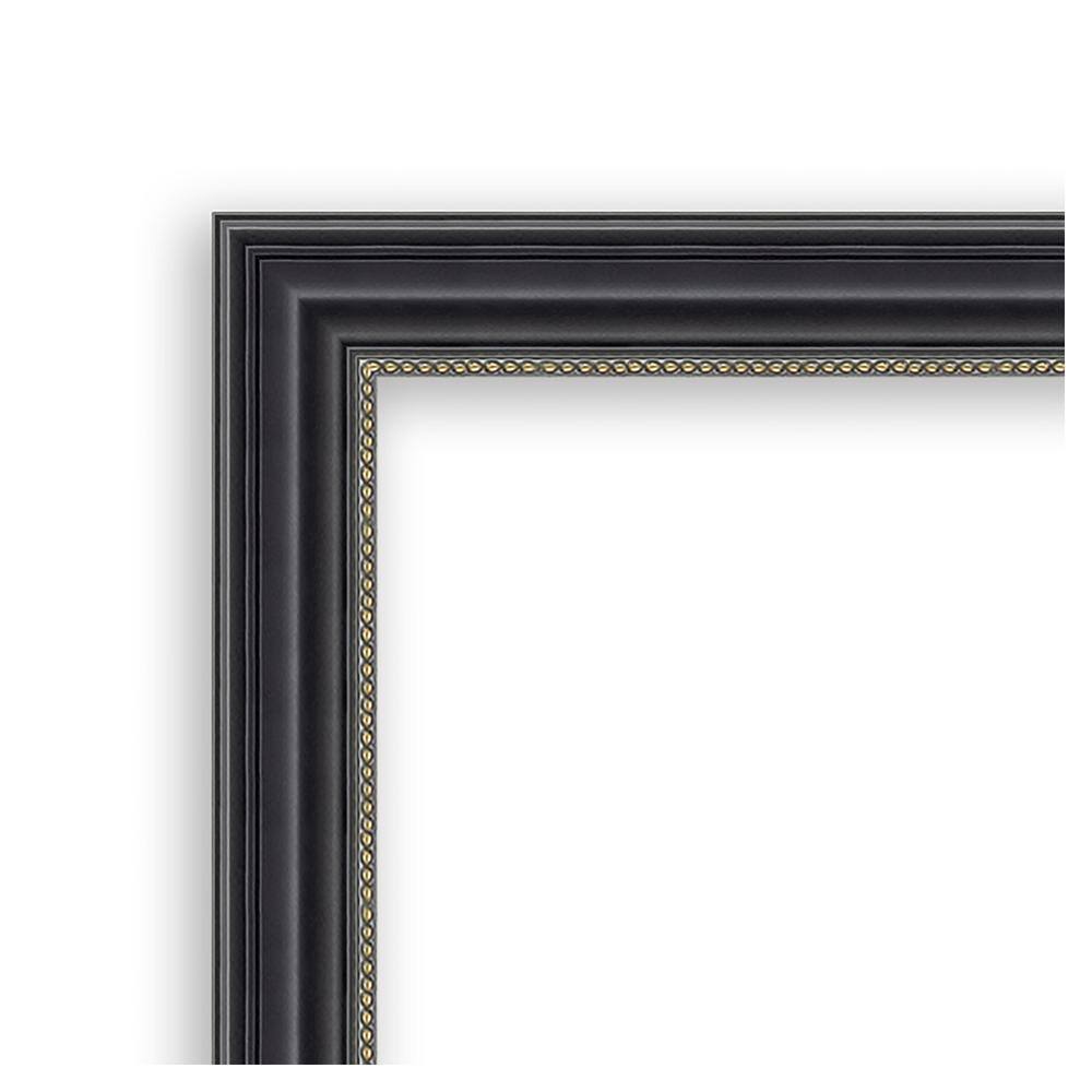 Classic Black Satin Wood Wall Picture Frame