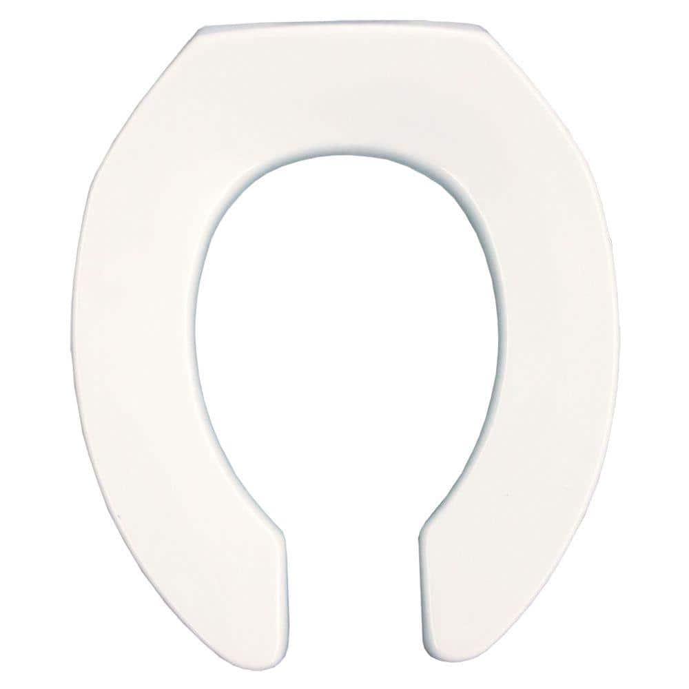 BEMIS Round Open Front Toilet Seat in White 2055SSCT 000