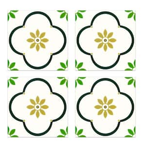 12 in. x 12 in. x 0.06 in. Vinyl Peel and Stick Wall Floor Tile Backsplash, 12-Pieces Decorative Wall and Floor Tiles