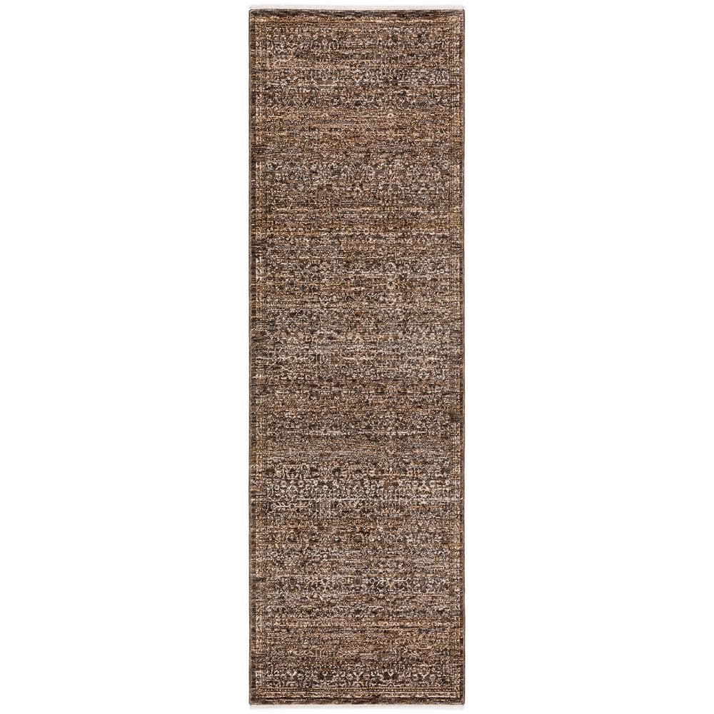 Yarra Vintage Fudge 2 ft. 3 in. x 7 ft. 10 in. Runner Rug