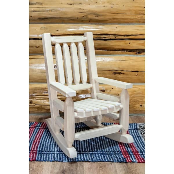 Unfinished oak 2024 rocking chair