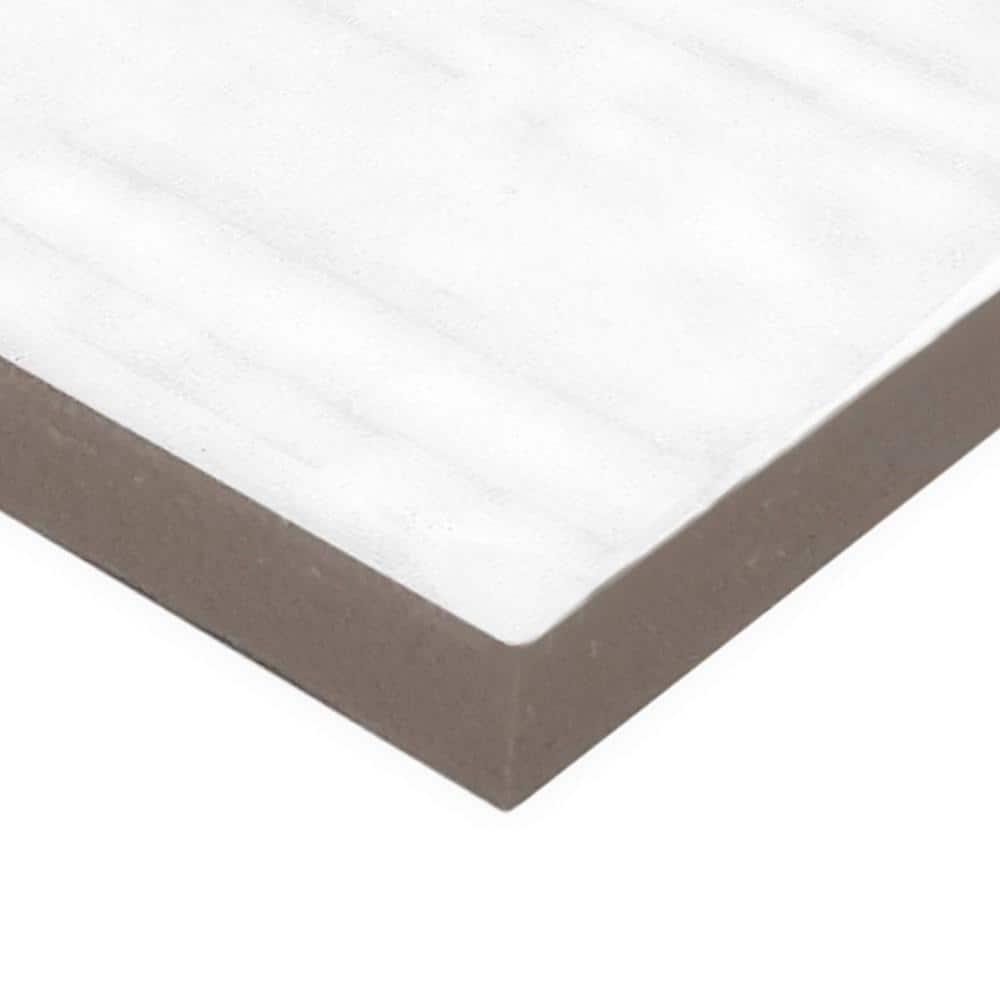 Matte White 3" x 9" Porcelain Subway Wall & Floor Tile