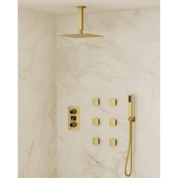 Have a question about YAWWALK Thermostatic 3-Spray 12 in. Square