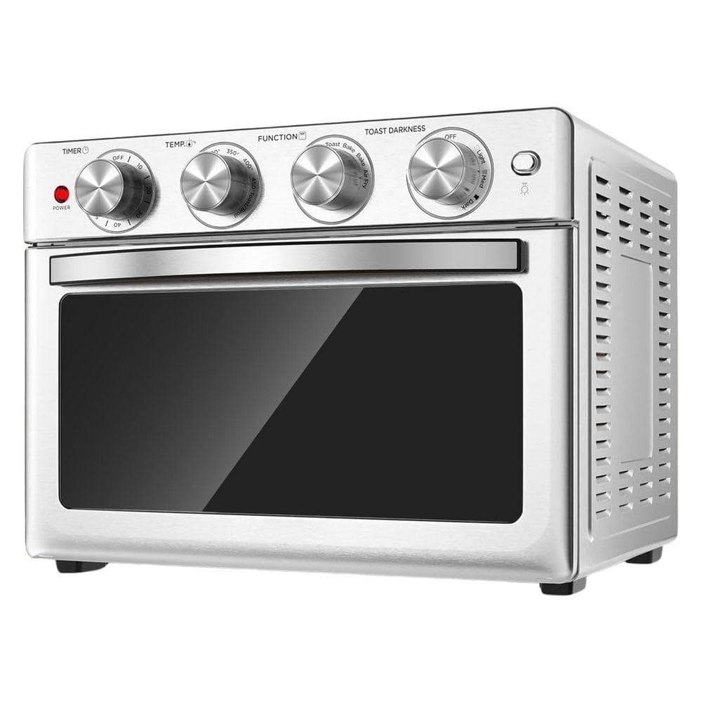 Lynzavix 26 Qt. Stainless Steel Air Fryer Oven with Bake, Roast