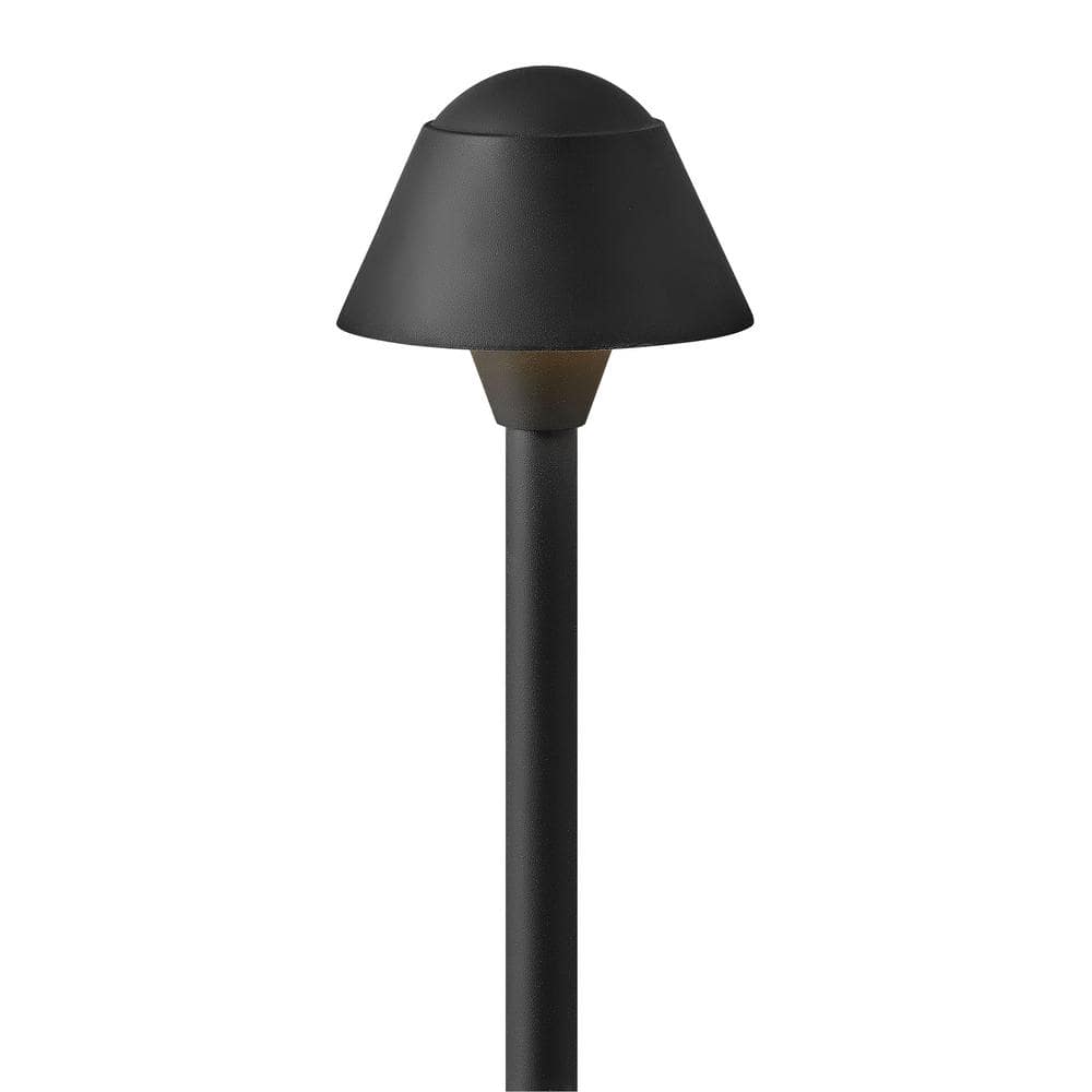 Rex Textured Black 1.5W LED Pathway Light with 150 Lumens