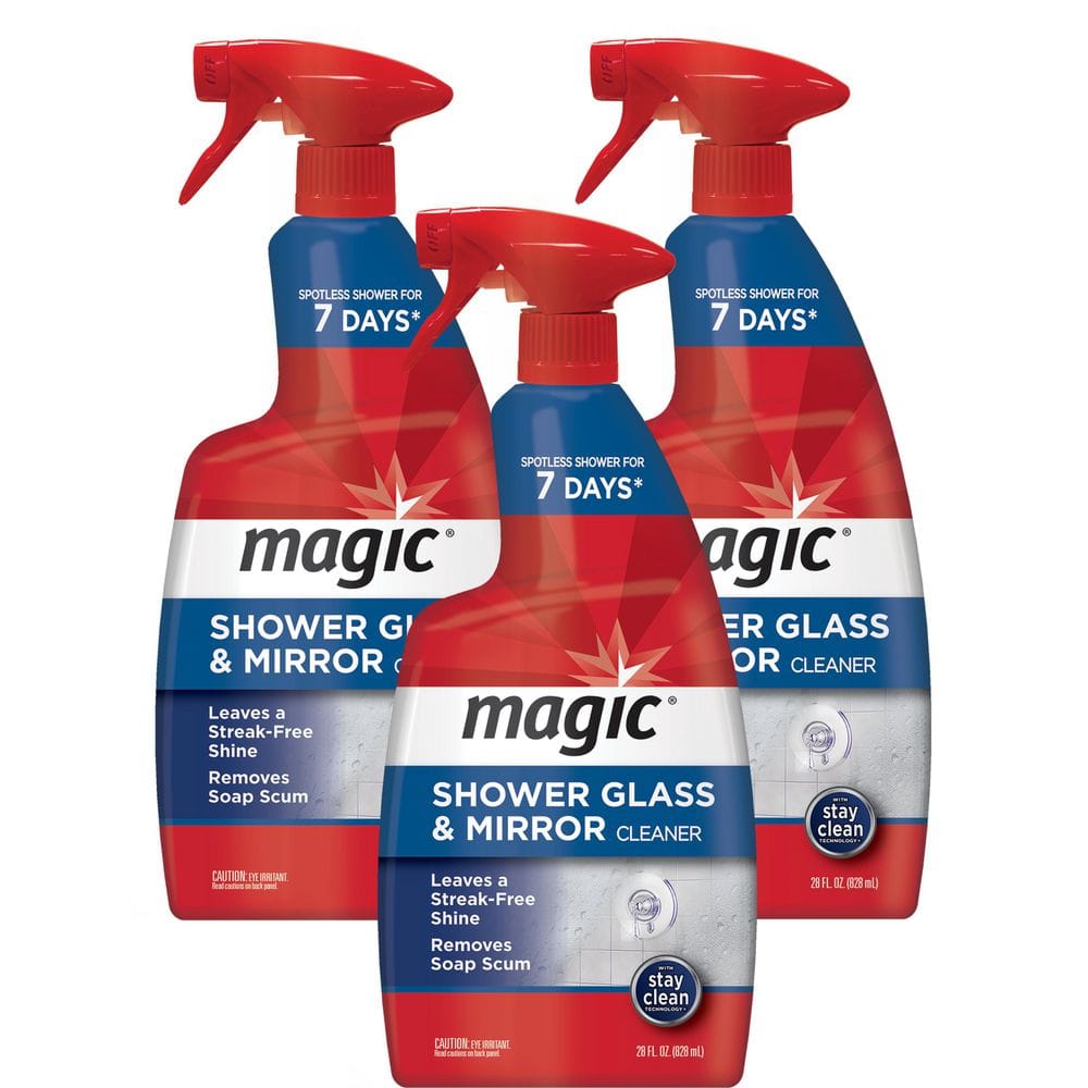 Reviews for Magic 28 oz. Glass Cleaner Spray for Shower and Mirror