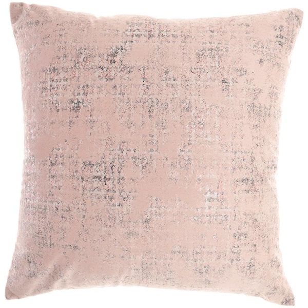 Mina Victory Sofia Blush 18 in. x 18 in. Throw Pillow