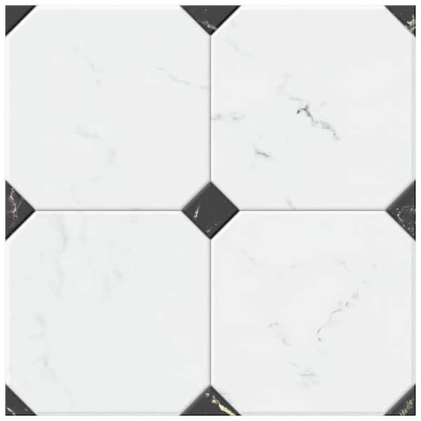 Betera Blanco 11 in. x 11 in. Porcelain Floor and Wall Take Home Tile Sample