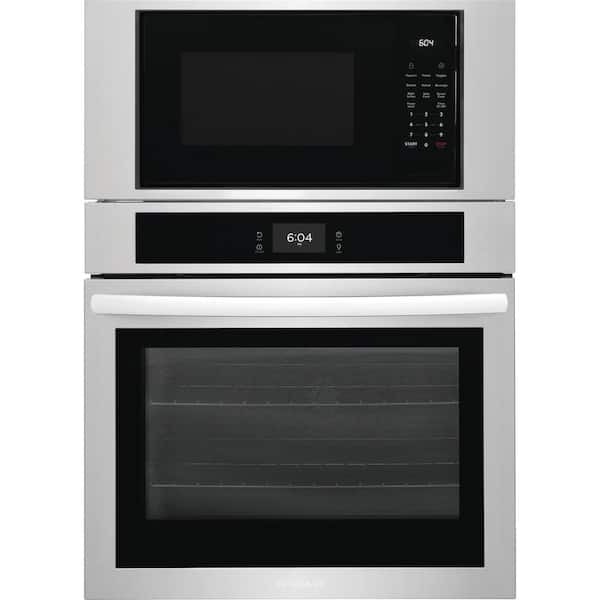 Frigidaire 30 in. Electric Wall Oven with Built-In Microwave with Fan Convection in Stainless Steel