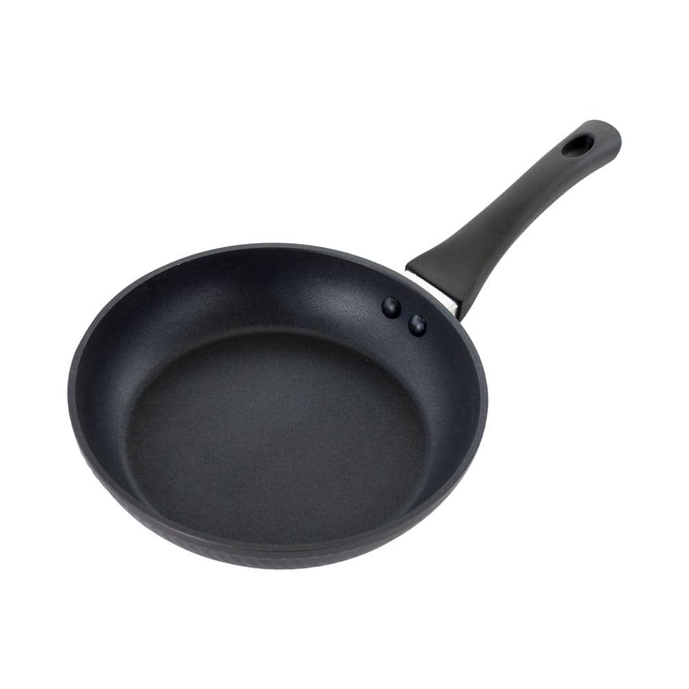 Ozeri Earth Professional Series 8 in. Aluminum Ceramic Nonstick Frying Pan  in Onyx ZP13-20RH - The Home Depot