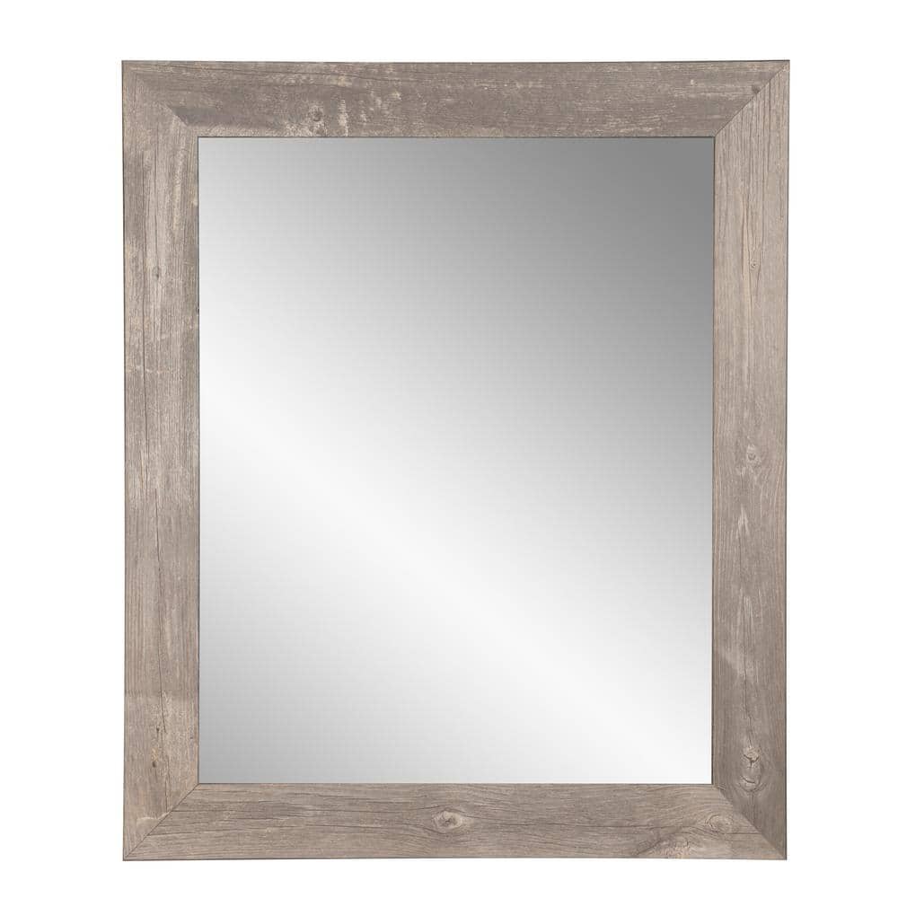BrandtWorks Large Rectangle Brown American Colonial Mirror (41 in. H x 32 in. W) BM041M3 - The ...
