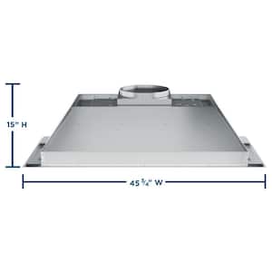 Profile 48 in. Smart Range Hood with light in Stainless Steel