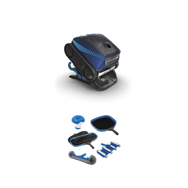 PLSHD Manual Cleaning Kit and FREEDOM Cordless Robotic Pool Vacuum Combo