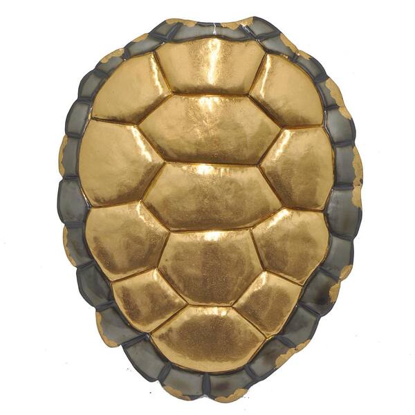 THREE HANDS Metal Turtle Wall Decor