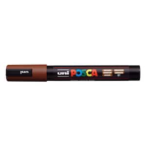 Posca PC-1M Extra Fine Brown Paint Marker