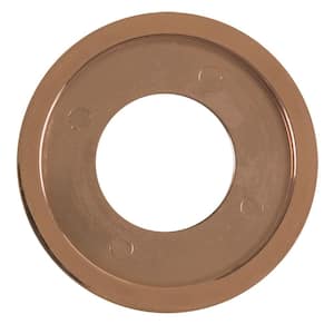 Decorative Gas Valve Flange Ring in Polished Copper