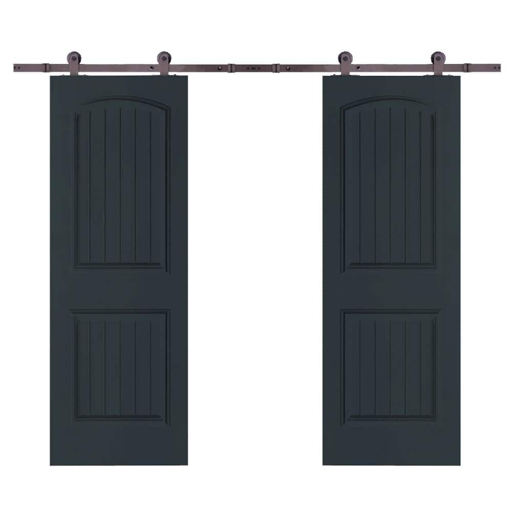 CALHOME 36 in. x 80 in. Camber Top in Charcoal Gray Stained Composite ...