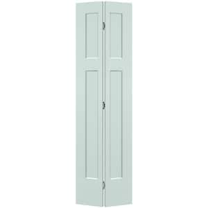 24 in. x 80 in. 3-Panel Winslow Hollow Core Sea Glass Molded Composite Bi-Fold Door