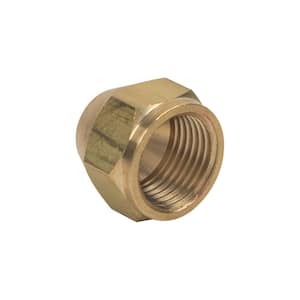 Everbilt 5/8 in. Forged Flare Brass Nut Fitting (2-Pack) 801309 - The Home  Depot
