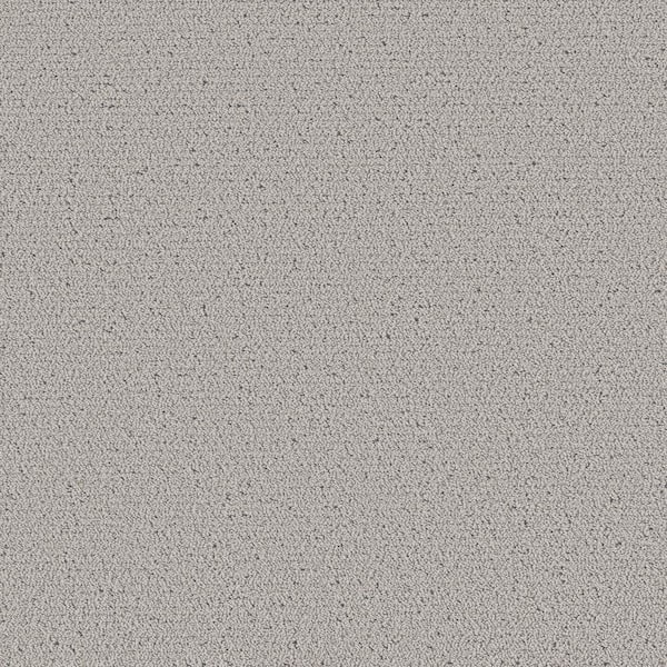Lifeproof Poppy Color Aspen Silver Gray 42 oz. SD Polyester Pattern Installed Carpet