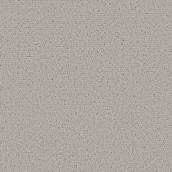 Lifeproof Night Owl - Quartz-Gray 12 ft. 42 oz. SD Polyester Pattern Intalled Carpet