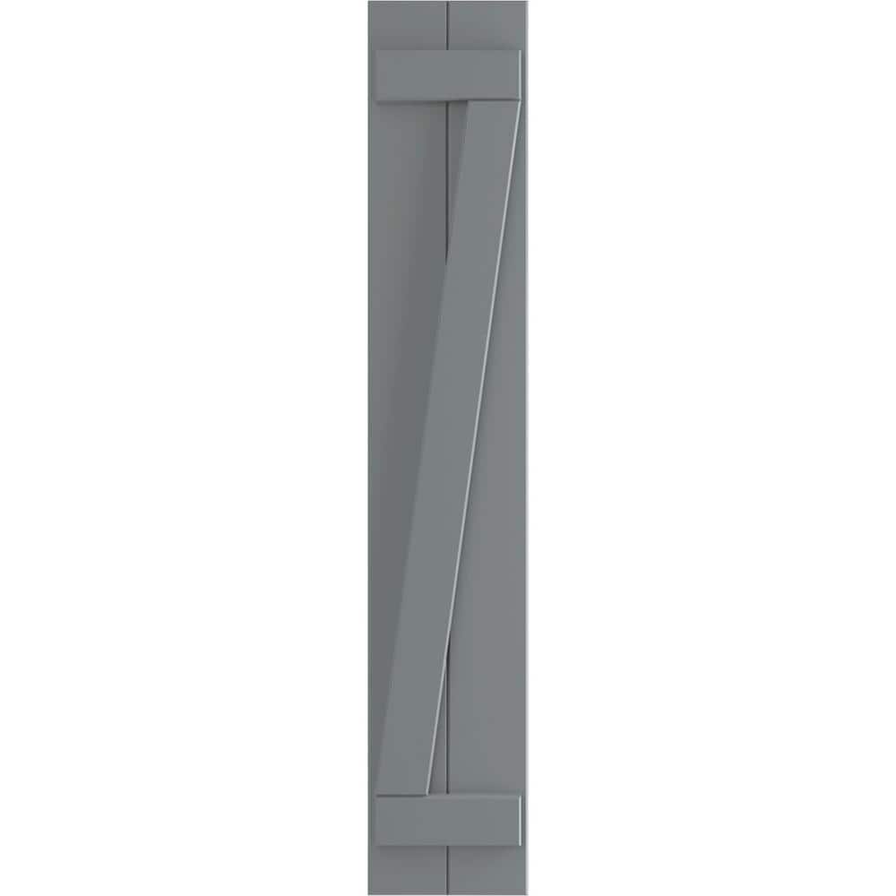10-3/4 in. x 49 in. True Fit PVC 2-Board Joined Board and Batten Shutters with Z-Bar in Ocean Swell price history on PriceWatchPro