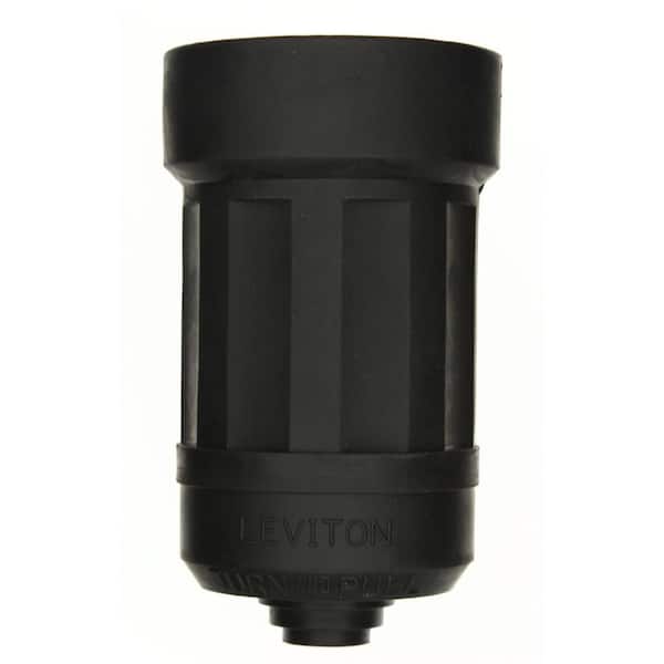 Leviton Weather Resistant Boot For 15/20 Amp Locking Connectors Weather Resistant, Black 6018-L